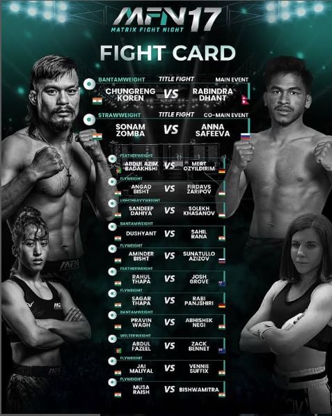 MFN 17 Fight Card
